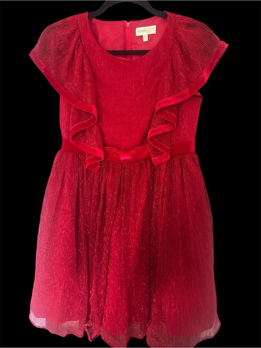Kensie Girl Hot Pink Satin Party Dress